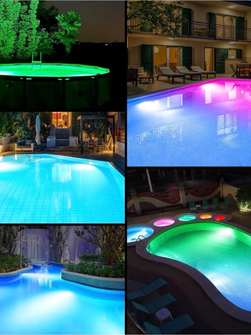 LED Pool Light with Remote Control - Multicolor - Picture 6 of 9